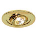 4" Wall Wash Trim for Recessed Housing in Polished Brass