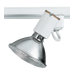 Mini Swivel Track Head in White