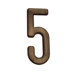 4" Address Light in Black (number 5)