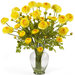 Liquid Illusion Silk Ranunculus Arrangement in Yellow
