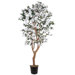 60" Silk Dogwood Tree in White