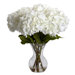 Large Hydrangea with Vase Silk Flower Arrangement