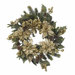 24"  Golden Poinsettia Wreath