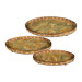 Appaloosa 3 Piece Oval Serving Tray Set