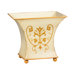 Floral Butterfly Square Planter