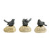 Three Piece Love Live Laugh Statue Set