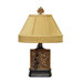Carved Block Table Lamp