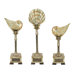 Cultured Three Piece Seashell Statue Set