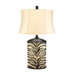 Zebra Cannister Table Lamp