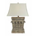 Clairmont Hill Lamp in Louisville Distressed Stone