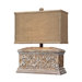 Wood Tone Accent Lamp