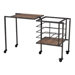 Iron and Wood Entryway Storage Bench
