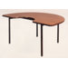 Kidney Shaped Welded Frame Table