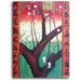 Hand Painted 'Asian Trees' Canvas Art