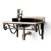 Cantilevered Scroll Shelf 21"