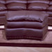 Williamsburg Jumbo Leather Ottoman