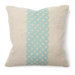 Illusion Pillow in Link Turquoise Embroidered