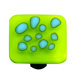 Reactive Cabinet Knob in Clear Spring Green