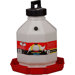 Plastic Poultry Waterer in Red