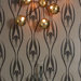 Etta Temporary Wallpaper in Black and Clay