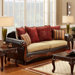 Philip Cotton / Leatherette Sofa