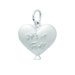 Sterling Silver "It's A Girl" in Heart Balloon Charm