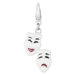 Sterling Silver Comedy Tragedy Charm
