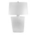 Oval Bisque Ceramic Table Lamp