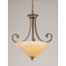 Curl 3 Light Uplight Inverted Pendant