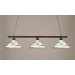 3 Light Square Kitchen Island Pendant