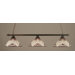 3 Light Square Kitchen Island Pendant
