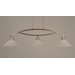 Bow 3 Light Downlight Kitchen Island Pendant