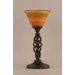 Elegant&eacute; Mini Table Lamp with 7" Firr&eacute; Saturn Glass