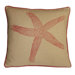 Starfish Decorative Pillow in Coral Sand
