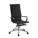 Pantera Metal and Synthetic High-Back Leather Office Chair
