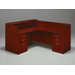 Summit-Cope Flat Packed Right Reception "L" Desk with 6 Drawers