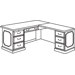 Governor's Right Executive 66" "L" Desk