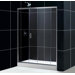 Infinity Sliding Door Left Drain Shower Enclosure with Amazon Base