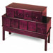 Library Style 9 Drawer Multimedia Cabinet