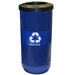 20 Gallon Perforated Recycling Receptacle with Optional Round or Slot Opening
