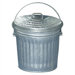 10 Gallon Medium Duty Galvanized Tapered Side Pail