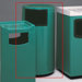 Fiberglass Series 50 Gallon Round Food Court Receptacle