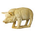 Animals Pig on Base Garden Statue
