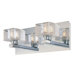 Quatra Two Light Bath Vanity in Chrome