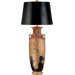 One Light Derbigny Table Lamp in Gold and Black