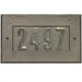 Manchester Cast Aluminum Address Plaque