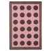 Woodgrain Pink Fluffy Kids Rug