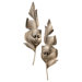 Aurora and Hespera Sculptural Greenmen Wall Masks in Antique Bronze