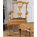 English Chippendale Fabric Arm Chair