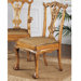 English Chippendale Fabric Side Chair